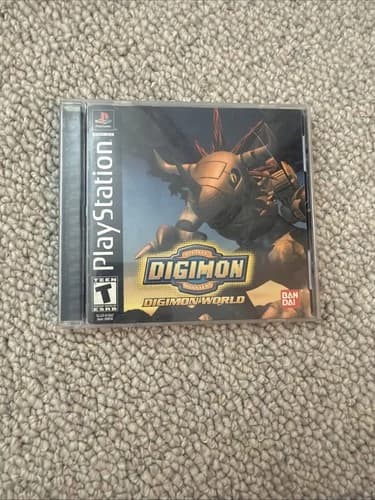 Digimon World Sony PlayStation 1 PS1 Black Label CIB w/Registration - Tested