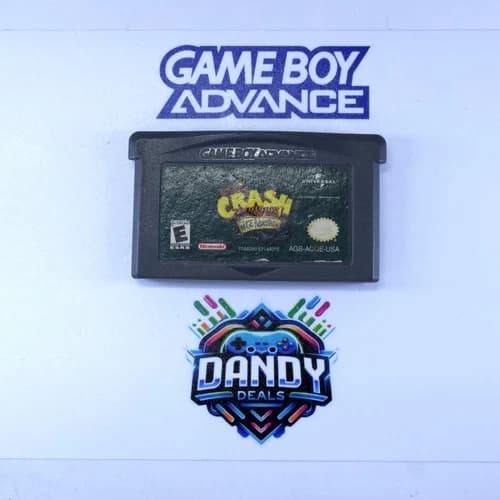 Crash Bandicoot the Huge Adventure GBA Authentic, Tested - GameBoy Advance
