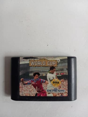 Tecmo World Cup (Sega Genesis, 1992) Game Catridge Only Cleaned Tested