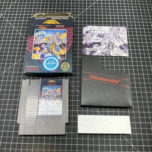 Mega Man 1 Capcom (Nintendo Entertainment System NES) Complete With Manual A2