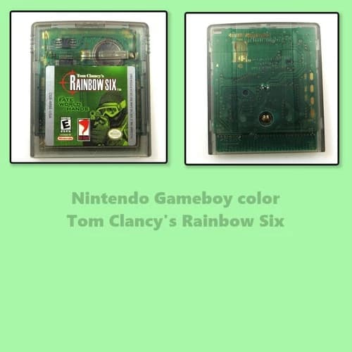 Tom Clancy's Rainbow Six (Nintendo Game Boy Color, 2000) Cartridge Only