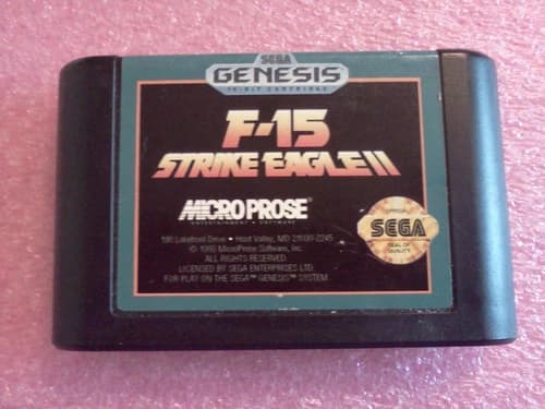 F-15 Strike Eagle II (Sega Genesis, 1993)