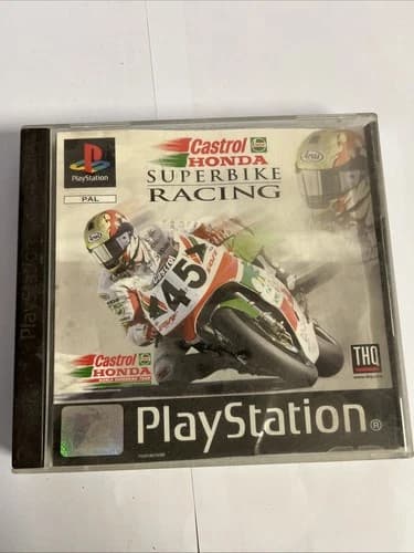 CASTROL HONDA SUPERBIKE RACING - PS1 - USED COVER ENG-ITA-ESP COMPLETE