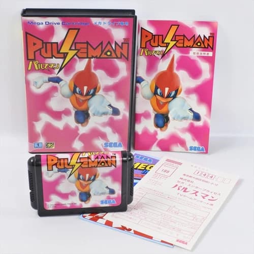 Mega Drive PULSEMAN Pulse Man -GOOD- Sega 2126 md
