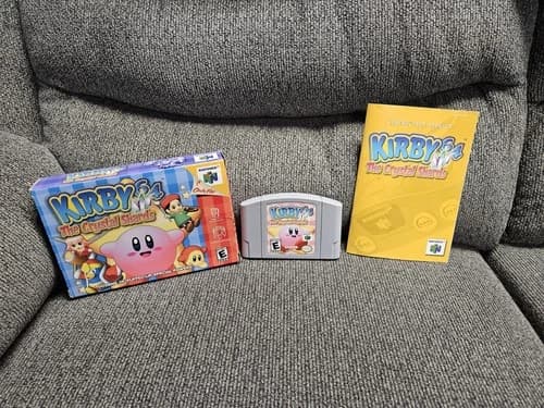 Kirby 64: The Crystal Shards N64 Cartridge CIB (Tested & Authentic)