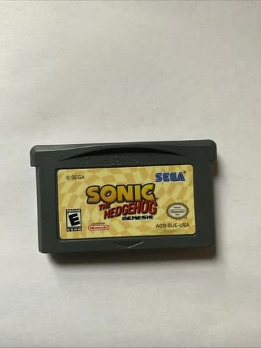 Sonic The Hedgehog Genesis (Nintendo Gameboy Advance GBA) Video Game Cart Only