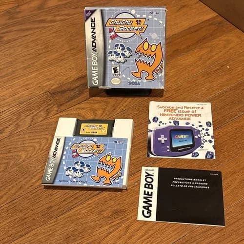 ChuChu Rocket Nintendo Game Boy Advance GBA Complete CIB Tested Authentic Sega