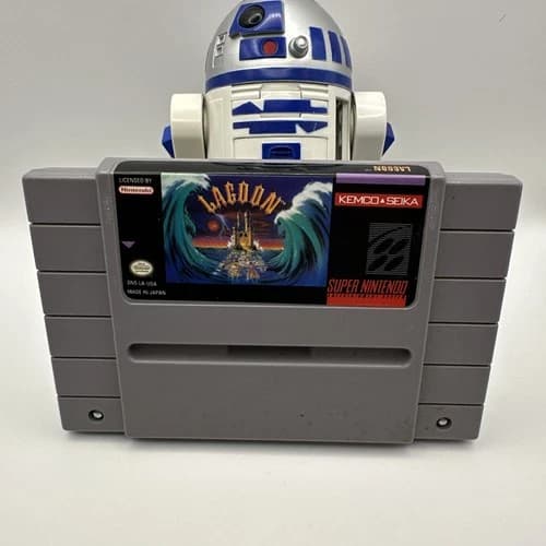Lagoon (Super Nintendo SNES) - Authentic Cartridge Only B37