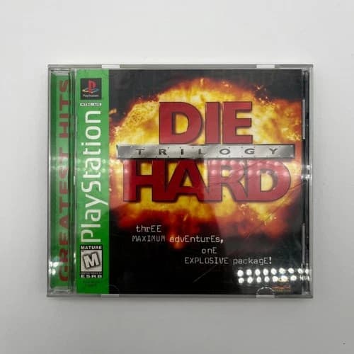 Die Hard Trilogy PlayStation PS1 Complete CIB Greatest Hits