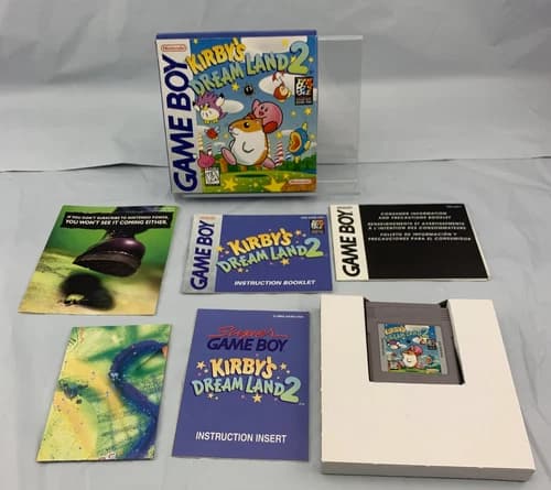 Kirby's Dream Land 2 Nintendo Game Boy Complete CIB, tested/saves
