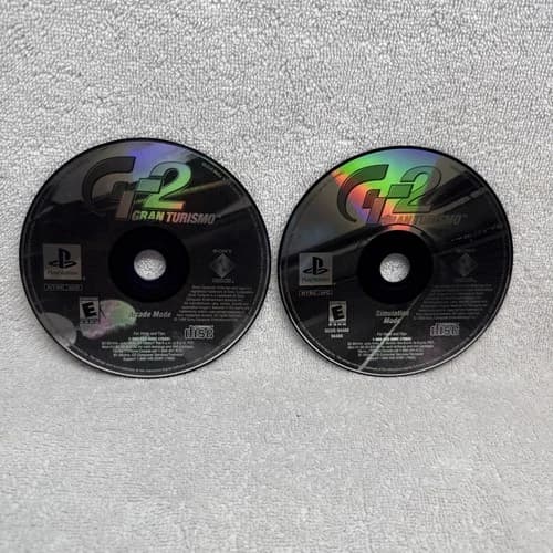 Gran Turismo 2 - PlayStation 1 PS1 - 2 DISCS ONLY - Tested Working