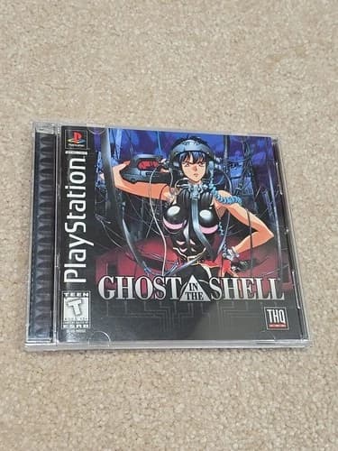 Ghost in the Shell Sony PlayStation 1 1997 PS1 CIB Complete REG CARD USA ESRB