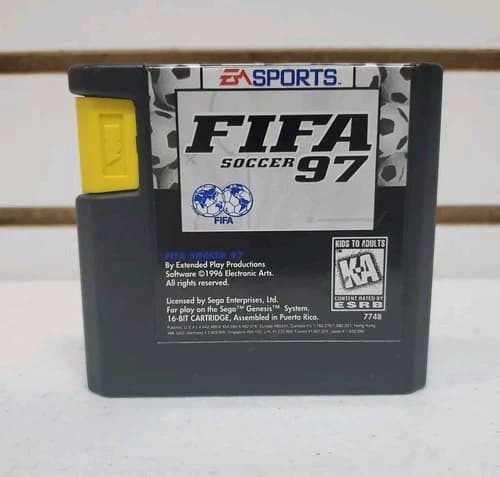 FIFA Soccer 97 (Sega Genesis) Game Cartridge Only - Tested & Works