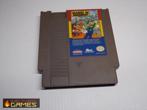 Mario is Missing GAME ONLY - NINTENDO NES FAST SHIPPING! 526a
