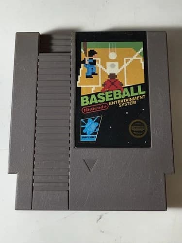 Baseball Nintendo Entertainment System 1985 NES CARTRIDGE - TESTED