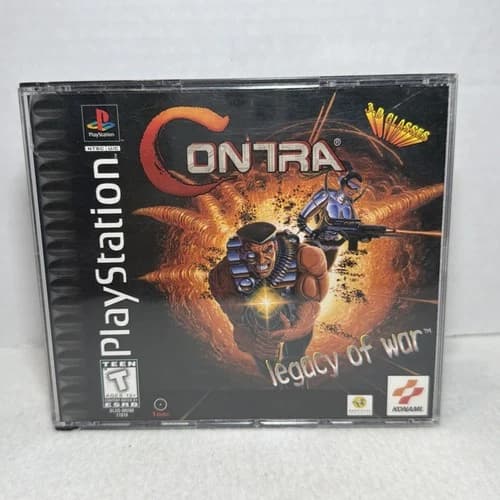 Contra Legacy of War (Sony PlayStation 1 PS1, 1996)