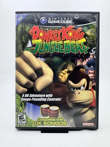 Donkey Kong Jungle Beat (Nintendo GameCube) [CIB] Tested Working