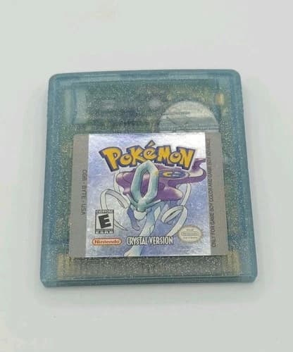 Pokemon Crystal Version (Nintendo Gameboy Color, 2001) GBC Authentic Not Saves