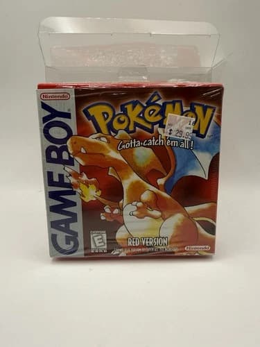 Original Wrap Pokemon Red Version Game Boy Complete Box (CIB)