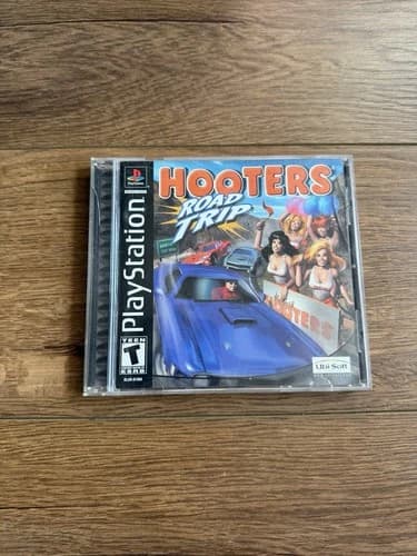 Hooters Road Trip (PS1 Sony PlayStation 1, 2002) CIB Complete W/ Reg Card Tested