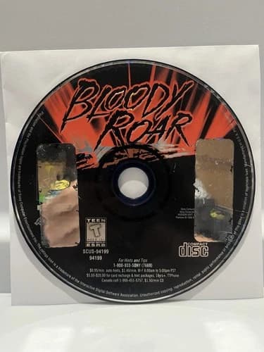 Bloody Roar (PlayStation 1 PS1) Disc Only - Tested