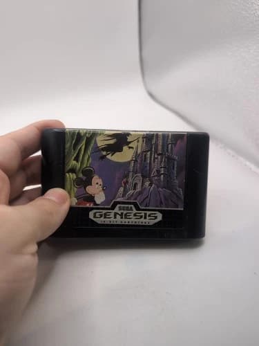 Castle of Illusion Starring Mickey Mouse Sega Genesis Tested Working