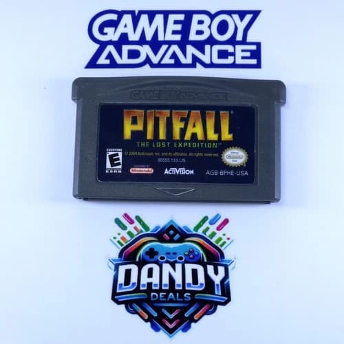Pitfall The Lost Expedition GBA Authentic, Tested - GameBoy Advance