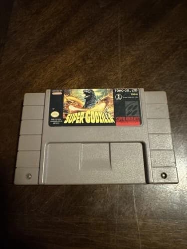 Z1) Super Godzilla (Super Nintendo Entertainment System, 1993) Tested Cleaned