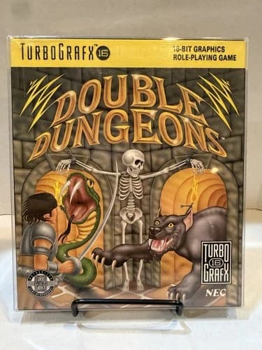 Double Dungeons Complete in Box! Turbografx 16 TG16 NEC