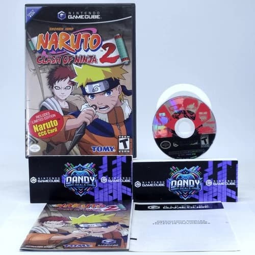 Naruto Clash of Ninja 2 GC CIB W/ Manual - GameCube