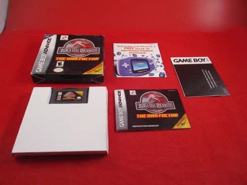 Jurassic Park III The DNA Factor Nintendo Game Boy Advance COMPLETE w/ Box