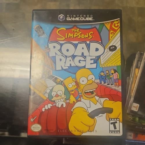 The Simpsons Road Rage (Nintendo GameCube) CIB 100% Complete w/Registration Card
