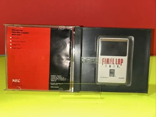 Final Lap Twin Turbo Grafx 16 Game Complete Tested
