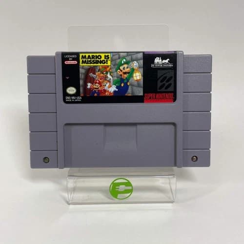 Mario is Missing (Super Nintendo SNES, 1993) Cart Only
