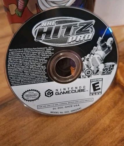 NHL Hitz Pro Nintendo GameCube DISC ONLY Tested Working Authentic Fast Shipping