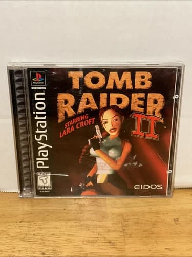 Tomb Raider 2 II Starring Lara Croft PS1 (Sony PlayStation 1, 1997) Complete