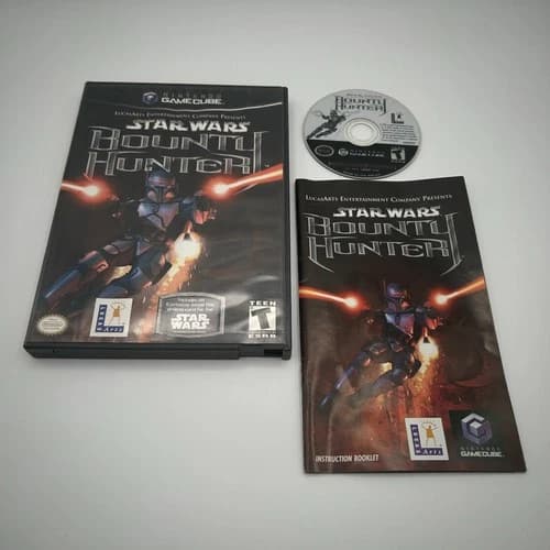 Star Wars: Bounty Hunter (Nintendo GameCube, 2002) Complete in Box