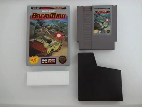 BreakThru Complete in Box Nintendo NES CIB