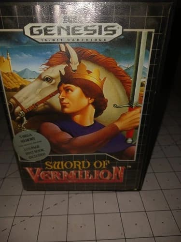Pre-owned Sword of Vermilion (Sega Genesis) Tested Working Complete w/ Manual