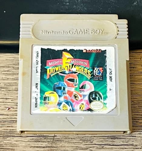Mighty Morphin Power Rangers (Nintendo Game Boy) Game Cartridge – Tested