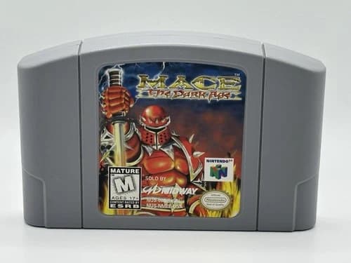 Mace: The Dark Age (Nintendo 64, 1997) N64 Authentic Game Cartridge Working