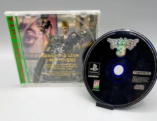 Tekken 3 PS1 Greatest Hit PlayStation 1 Tested Working
