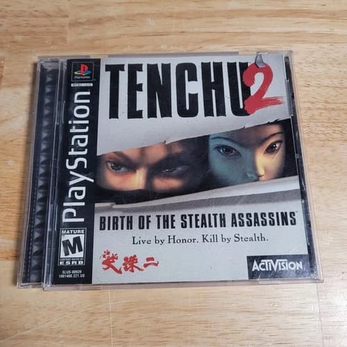 Tenchu 2 - Birth of the Stealth Assassins PS1 Sony PlayStation 1, 2000 Tested
