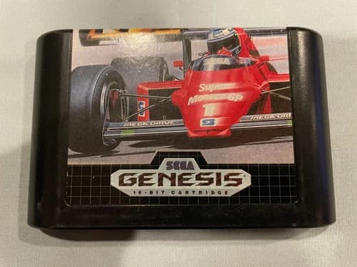 SUPER MONACO GP 1 - Sega Genesis Classic Racing Video Game (Cart Only) - WORKS!
