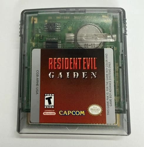 Resident Evil Gaiden Gameboy Color GBC Video Game (Tested)