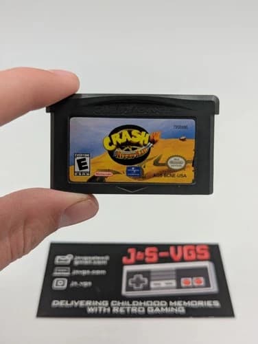 Crash Nitro Kart Game Boy Advance GBA Cartridge Only Tested Working Authentic