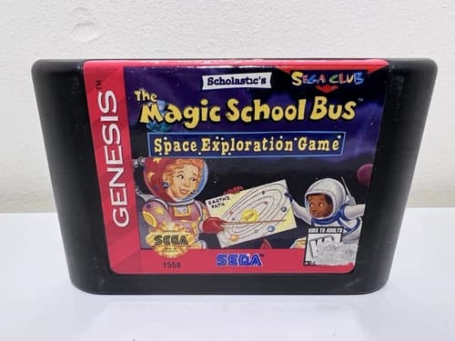 The Magic School Bus Sega Genesis Cartridge Only - Tested