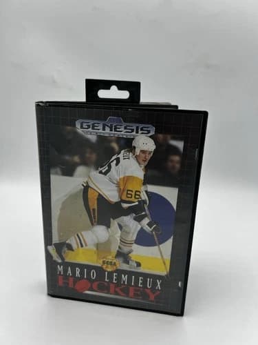 Mario Lemieux Hockey (Sega Genesis, 1994) CIB Complete With Manual