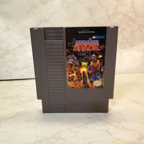Mechanized Attack NES Cart Game for Nintendo Cleaned Tested Polished Working