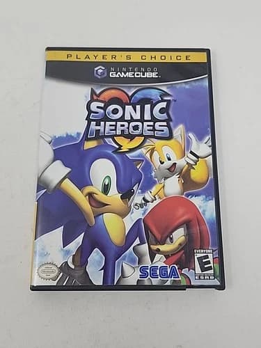 Sonic Heroes CIB Complete Player's Choice for Nintendo GameCube